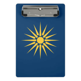 Mini klembord met vlag van Macedonië, Griekenland
