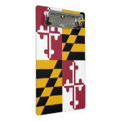 Mini klembord met vlag van Maryland State, Verenig (Schuin)