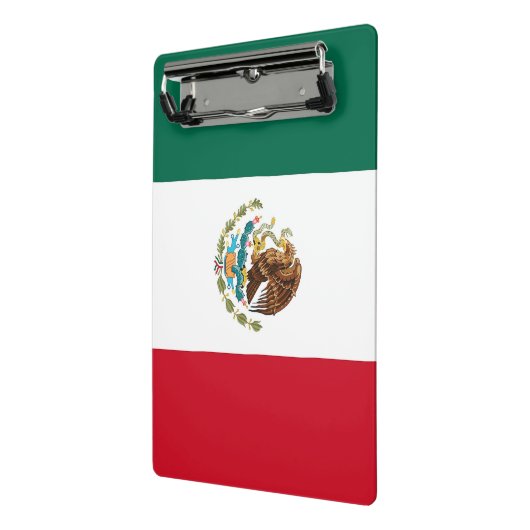 Mini klembord met vlag van Mexico (Angled2)