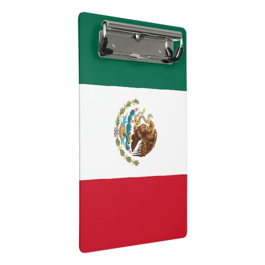 Mini klembord met vlag van Mexico (Schuin)
