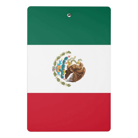 Mini klembord met vlag van Mexico (Achterkant)