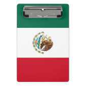 Mini klembord met vlag van Mexico (Voorkant)