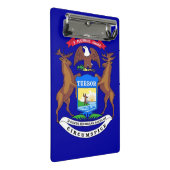 Mini klembord met vlag van Michigan, Verenigde Sta (Schuin)