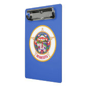 Mini klembord met vlag van Minnesota, Verenigde St (Angled2)