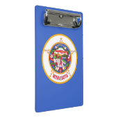 Mini klembord met vlag van Minnesota, Verenigde St (Schuin)