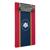 Mini klembord met vlag van Mississippi, VS (Schuin)