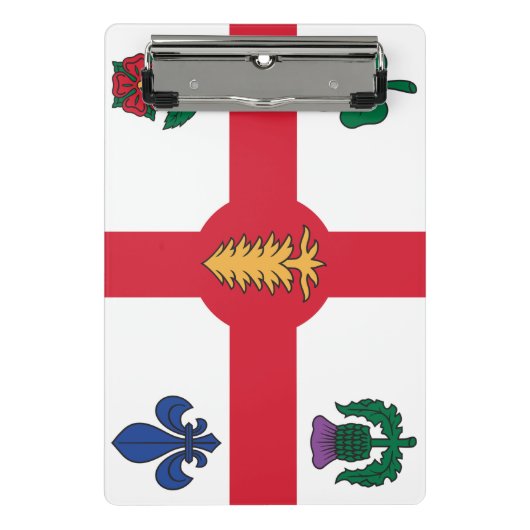 Mini klembord met vlag van Montreal, Canada (Voorkant)