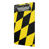 Mini klembord met vlag van München (Angled2)