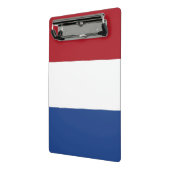 Mini-klembord met vlag van Nederland Mini Klembord (Angled2)