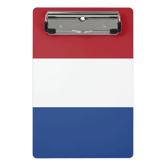 Mini-klembord met vlag van Nederland Mini Klembord (Voorkant)
