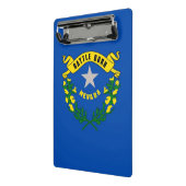 Mini klembord met vlag van Nevada, Verenigde State (Angled2)