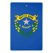 Mini klembord met vlag van Nevada, Verenigde State (Achterkant)