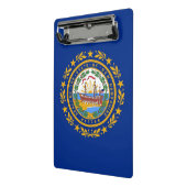 Mini klembord met vlag van New Hampshire, Verenigd (Angled2)