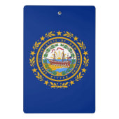 Mini klembord met vlag van New Hampshire, Verenigd (Achterkant)