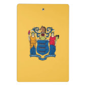 Mini klembord met vlag van New Jersey, Verenigde S (Achterkant)