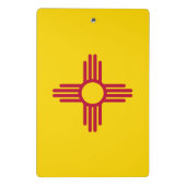 Mini klembord met vlag van New Mexico, Verenigde S (Achterkant)