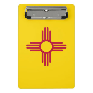 Mini klembord met vlag van New Mexico, Verenigde S