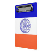 Mini klembord met vlag van New York City, Verenigd (Angled2)