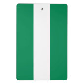 Mini klembord met vlag van Nigeria (Achterkant)