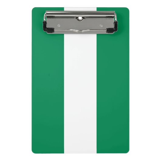 Mini klembord met vlag van Nigeria (Voorkant)