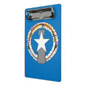Mini klembord met vlag van Noordelijke Mariana (Angled2)