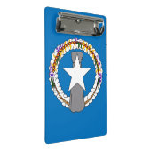 Mini klembord met vlag van Noordelijke Mariana (Schuin)
