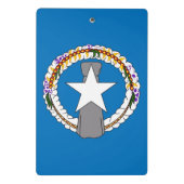 Mini klembord met vlag van Noordelijke Mariana (Achterkant)