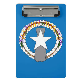 Mini klembord met vlag van Noordelijke Mariana