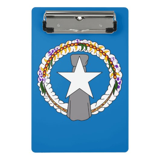 Mini klembord met vlag van Noordelijke Mariana (Voorkant)