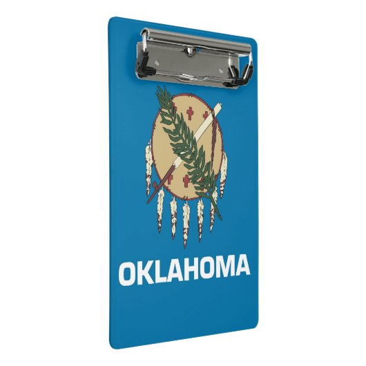 Mini klembord met vlag van Oklahoma, Verenigde Sta (Schuin)