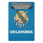 Mini klembord met vlag van Oklahoma, Verenigde Sta (Voorkant)