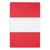 Mini klembord met vlag van Oostenrijk (Achterkant)