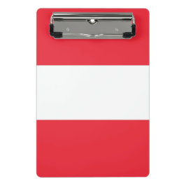 Mini klembord met vlag van Oostenrijk