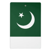 Mini klembord met vlag van Pakistan (Achterkant)