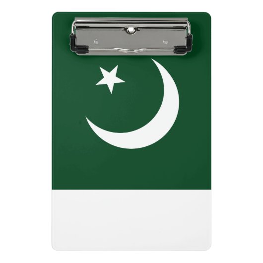 Mini klembord met vlag van Pakistan (Voorkant)