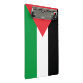 Mini klembord met vlag van Palestina (Schuin)