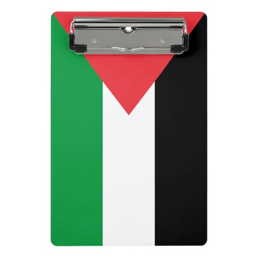 Mini klembord met vlag van Palestina (Voorkant)