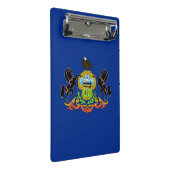 Mini klembord met vlag van Pennsylvania, Verenigde (Schuin)