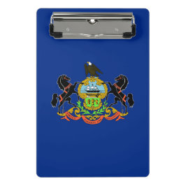 Mini klembord met vlag van Pennsylvania, Verenigde