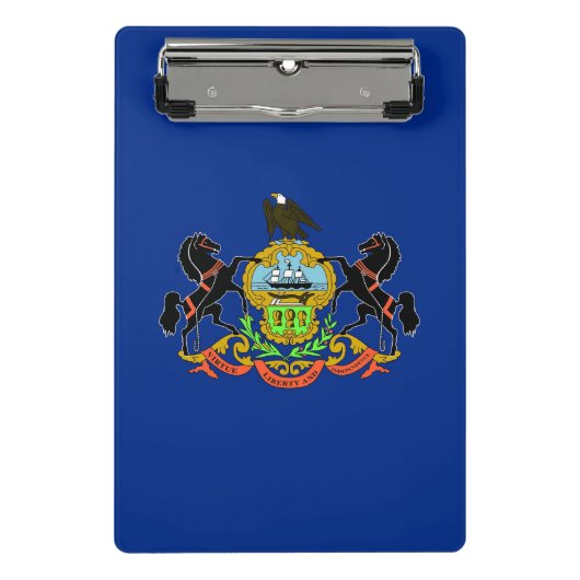 Mini klembord met vlag van Pennsylvania, Verenigde (Voorkant)