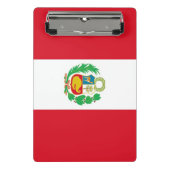 Mini klembord met vlag van Peru (Voorkant)