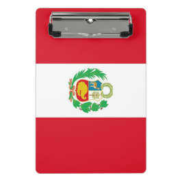 Mini klembord met vlag van Peru