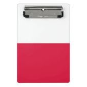 Mini klembord met vlag van Polen (Voorkant)