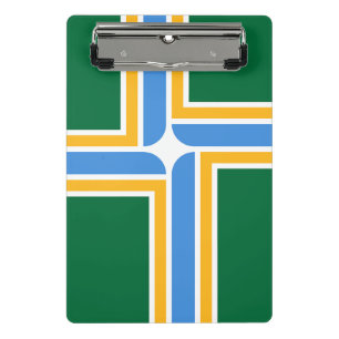 Mini-klembord met vlag van Portland, Verenigde Sta Mini Klembord