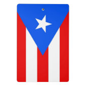 Mini klembord met vlag van Puerto Rico, Verenigde  (Achterkant)