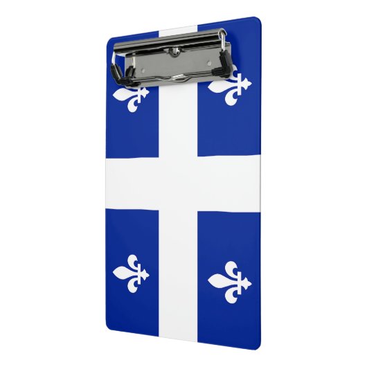 Mini klembord met vlag van Quebec, Canada (Angled2)