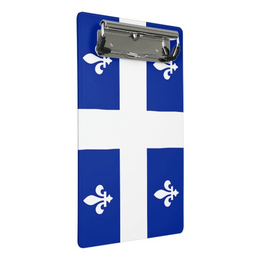Mini klembord met vlag van Quebec, Canada (Schuin)
