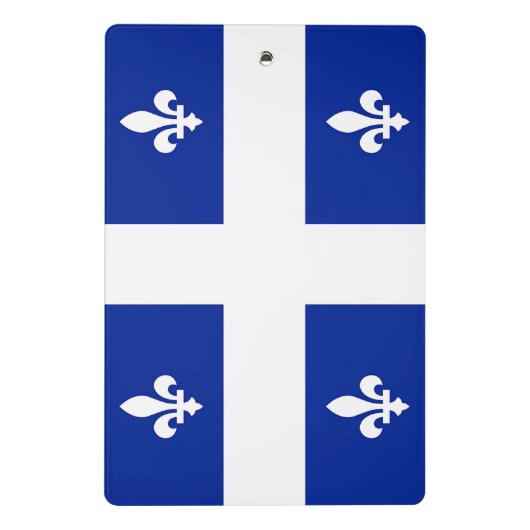 Mini klembord met vlag van Quebec, Canada (Achterkant)