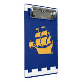 Mini klembord met vlag van Quebec City (Schuin)