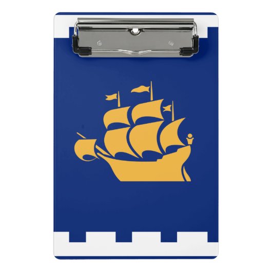 Mini klembord met vlag van Quebec City (Voorkant)